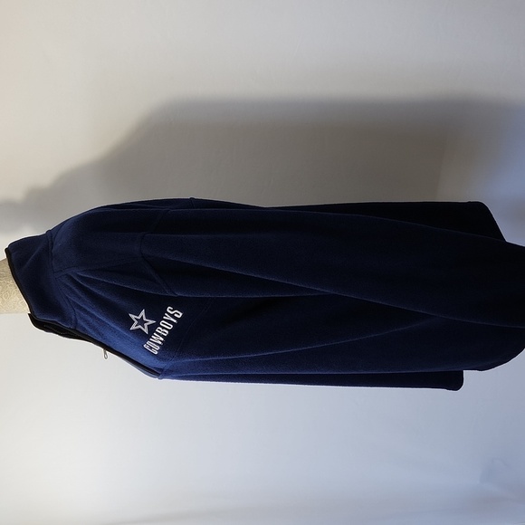 Dallas Cowboys NFL Vintage Authentic Apparel Fleece Quarter Zip Pullover SZ M - Picture 9 of 15